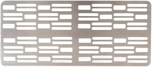 Portable Charcoal Grill Camping BBQ Grill Outdoor Barbecue Grill Stainless Steel Grid Plate for Camping BBQ Grills, Charcoal Grills BBQ,250 * 110 * 2Mm-D