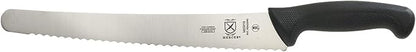 Mercer Culinary M23213 Millenia Black Handle, 12-Inch Wavy Edge, Brisket Knife