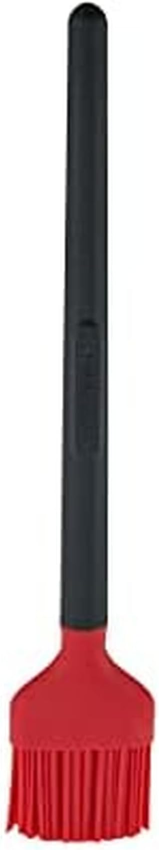 Farberware Barbecue Silicone and Plastic Basting Brush, 11.1-Inch, Red and Black