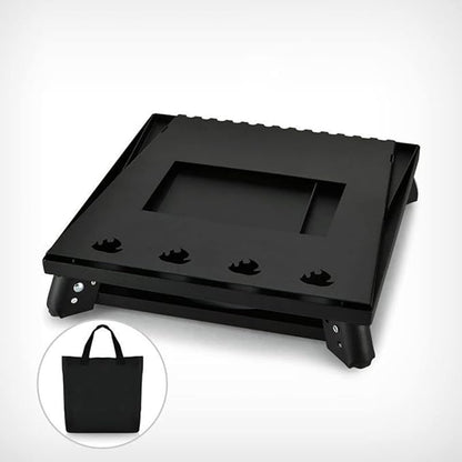 Portable Charcoal Grill for Camping BBQ Grills Outdoor Barbecue Grill, Household Charcoal Baking Pan Oven Fire Pit, Heavy-Duty Iron Stove for Backyard Party,A-1