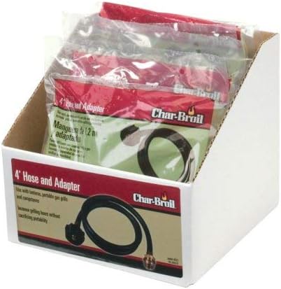 Char-Broil 4-Foot Hose and Adapter, Black