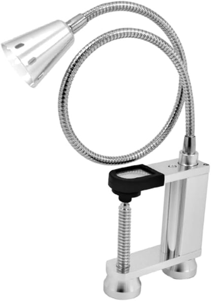 Sosoport Flexible Outdoor Barbecue Led Lamp Durable Weather Resistant for Grilling Lightweight Aluminium Alloy BBQ Light No Battery Included