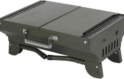 Camping Barbecue Grill Portable Foldable Charcoal Barbecue Grill Stainless Steel Outdoor Camping BBQ Grill for Garden Camping Grill Barbecue Charcoal Grill