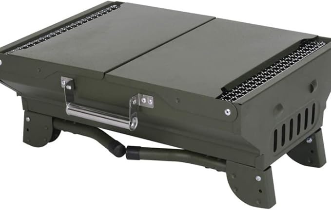 Outdoor Picnic Portable Foldable Charcoal Barbecue Grill Stainless Steel Outdoor Camping BBQ Grill for Garden Camping Grill Outdoor Grill