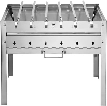 Portable Charcoal Grill for Camping BBQ Grills Outdoor Barbecue Grill Foldable Large BBQ Rack Carbon Charcoal Grill for Outdoor Cooking,A-1