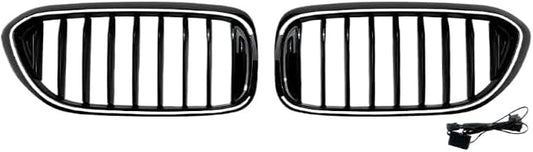Compatible with LED Front Kidney Grille Accessory Compatible With 5 Series G30 G31 2017 2018 2019 2020 Single Slat Racing Grill Light