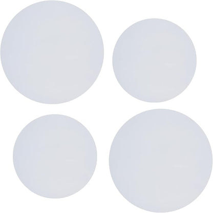 Kerixi Electric Stove Burner Covers Range Top For Expanding Counter Space Stovetop Decor (White)