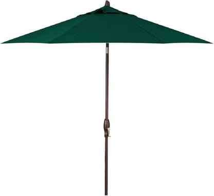 Treasure Garden 9-Foot (Model 810) Deluxe Auto-Tilt Market Umbrella with Bronze Frame and Sunbrella Fabric: Forest Green (Includes Extended Frame Warrantee)