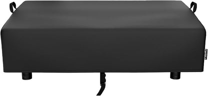 EVRBUL 600D Table Top Grill Cover Compatible with Royal Gourmet GD4002T 4-Burner Tailgater Grill, Waterproof Heavy Duty Portable Griddle Cover 38"×21"×10", Windproof Tabletop BBQ Grill Cover
