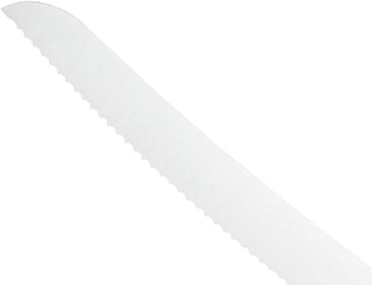 Mercer Culinary M23880 Millennia Black Handle, 10-Inch Curved Wavy Edge, Bread Knife