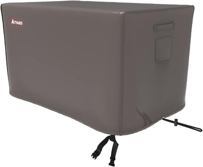 ATYARD 42-inch Outdoor Cover for Keter Unity (Small) Portable Table - UV Resistant, Breathable, All Weather (42" L x 24" W x 32" H) Brown