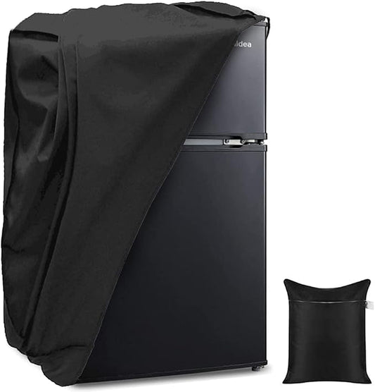 Mini Refrigerator Dust Cover Compatible with Midea WHD-113FSS1 Refrigerators, 420D Oxford Fabric Waterproof Dustproof Mini Fridge Freezer Cover Protector Refrigerator Covers