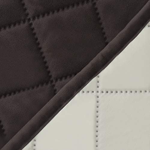 Easy-Going Reversible Couch Cover, 4 Seater Sofa, Chocolate/Ivory | XX-Large Sofa, Washable Slipcover For Dogs, Water Resistant Mat, Living Room, Non-Slip Sofa Cover, Pet Friendly