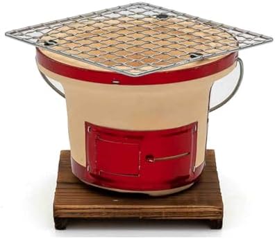 Japanese Clay Charcoal Grill - Portable Outdoor BBQ Oven for Authentic Korean Cuisine