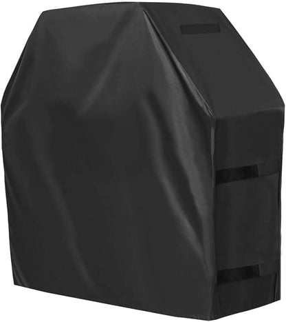 OutdoorLines Waterproof Heavy Duty BBQ Grill Cover - Universal Barbecue Grill Covers UV Resistant Barbeque Gas Grill Cover for Outdoor Outside Grill, 32L x 24W x 43H Inch, Black