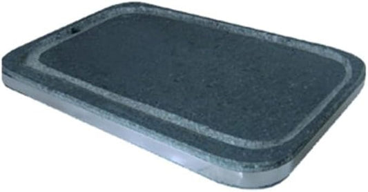 Jangsoo Gobdol Portable Mini Korean BBQ Stone Grill, Korean BBQ Stone Grill BBQ Pan 7.87" x 11.8" For Outdoor Camping, Stone Plate Stovetop Barbecue Native Rock Steak Chicken Ribs Pork Belly Grill Pan