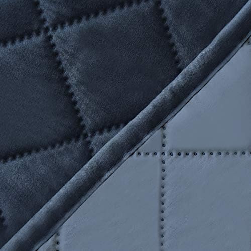 Easy-Going Reversible Couch Cover, 4 Seater Sofa, Dark Blue/Light Blue | XX-Large Sofa, Washable Slipcover For Dogs, Water Resistant Mat, Living Room, Non-Slip Sofa Cover, Pet Friendly