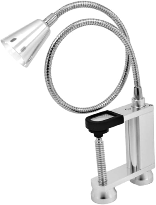 Stylish Outdoor LED Barbecue Lamp Lightweight Portable BBQ Light with Flexible Neck for Night Grilling Durable Weather Resistant Battery Not Included