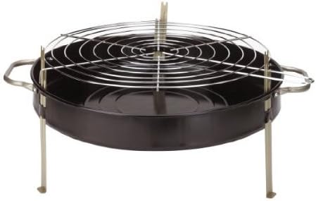 Marsh Allen 18" Round Table Top Charcoal Grill with Adjustable Legs and Cooking Grid