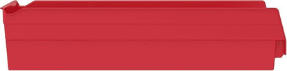 Akro-Mils 30158 Heavy Duty Plastic Shelf Bins, 18"x 8"x 4", Red, 12-Pack | Heavy Duty Nesting Storage Bins for Garage, Closet, Refrigerator, Kitchen, Cabinet, Drawer Organization, Pantry Organization