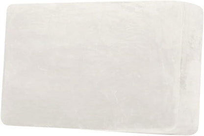 H.VERSAILTEX Velvet Stretch Individual Couch Cushion Cover Plush Slipcover for Loveseat Sofa Furniture Protector Seat Cover (1 Piece Loveseat Cushion Cover, Porcelain White)