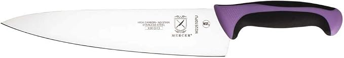 Mercer Culinary Millennia Color Handle Cutlery 10" Chef's Knife Purple