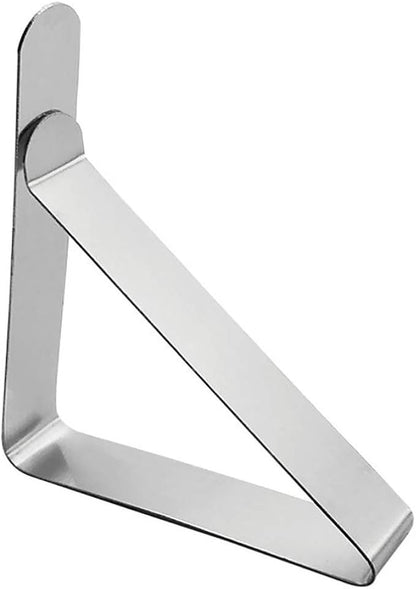 Tablecloth Clips Large Picnic Table Clips for 1.7-2.5" Thickness Picnic Table Cloth Holders Stainless Steel Table Cover Clips Clamps - 12 Pack