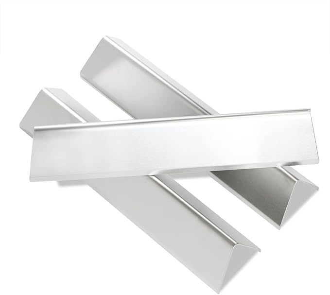 7635 15.3 Inch Flavorizer Bars for Weber Spirit I & II 200 Series Spirit E210 S210 E220 S220 Gas Grill with Front Control Knobs, Stainless Steel Heat Plate Flavor for Spirit 210 Replacement Parts