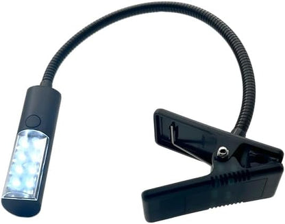 Nexgrill Revelry Flexible LED Light, Easy to Use, Magnetic Base with Clamp, Perfect for Low-Light Grilling, Great Accessory for Outdoor Grilling, Camping, and Tailgating, Black, 530-0075B