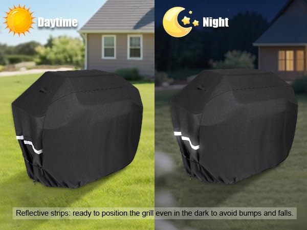 QuliMetal 63 Inch Grill Cover for Weber Genesis 300 Series and New 2022 Genesis 300 Grill, Heavy Duty Waterproof Fade Resistant Outdoor BBQ Grill Cover with Elastic Drawstrings, Compared to Weber 7757