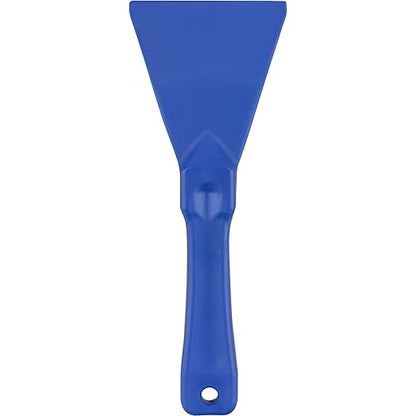SPARTA Polypropylene Scraper Tool Food Safe Scraper for Removing Caked-On Residue in Commercial Kitchens, Plastic, 7.82 x 3 Inches, Blue