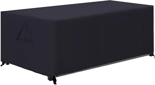 ABCCANOPY Patio Deck Box Cover Waterproof And Dustproof Winter Protection Outdoor Storage Box Cover Universal Furniture Cover 54x28x24 Black