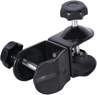 Universal Multifunction Dual C-Clamp, Paired with NextLED NT-7728 NT-7647-F Magnetic BBQ Gooseneck Grill Light, For Handle and Stainless Surface, Compatible for Weber, Traeger, Green Egg Grills