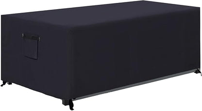 ABCCANOPY Patio Deck Box Cover Waterproof And Dustproof Winter Protection Outdoor Storage Box Cover Universal Furniture Cover 44x28x24 Black