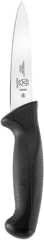 Mercer Culinary M22004 Millennia Black Handle, 4-Inch, Paring Knife