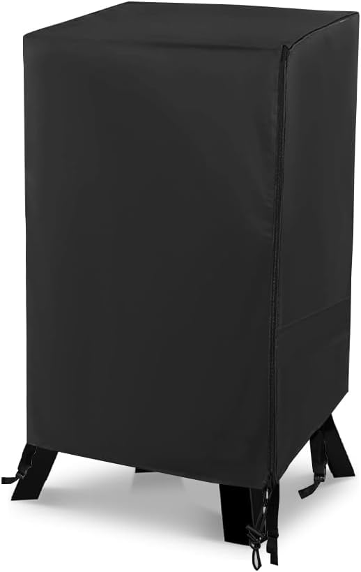 30 Inch Electric Smoker Cover for Masterbuilt and Pit Boss 2 Series Smokers, Heavy Duty Waterproof Vertical Smoker BBQ Grill Cover, All Weather Resistant,Moisture-Proof、Breathable