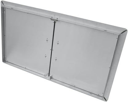 Stanbroil Outdoor Kitchen Stainless Steel Double Access Door, 36 Inches