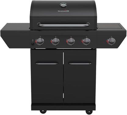Nexgrill 4-Burner Propane Gas Grill with 2-In-1 Charcoal Tray & Side Burner, Stainless Steel Frame, 626 SQ In Total Cooking Space, 60,000 BTUs, BBQ Grill Perfect for Outdoor Gatherings - 720-1141