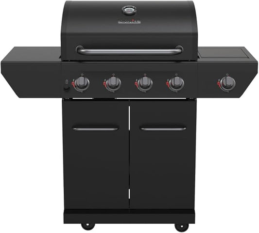 Nexgrill 4-Burner Propane Gas Grill with 2-In-1 Charcoal Tray & Side Burner, Stainless Steel Frame, 626 SQ In Total Cooking Space, 60,000 BTUs, BBQ Grill Perfect for Outdoor Gatherings - 720-1141