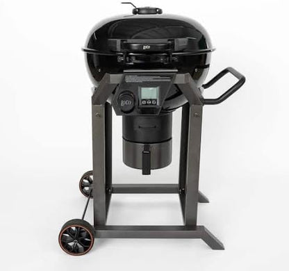 LOCO 22.5 in. SmartTemp Kettle Charcoal Grill in Black with Stand 2023060113