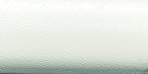 California Umbrella 9' Round Aluminum Market Umbrella, Crank Lift, Collar Tilt, White Pole, Terracotta Olefin