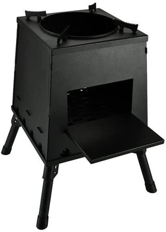 Portable Charcoal Grill for Camping BBQ Grills Outdoor Barbecue Grill, Household Charcoal Baking Pan Oven Fire Pit, Heavy-Duty Iron Stove for Backyard Party,A-1