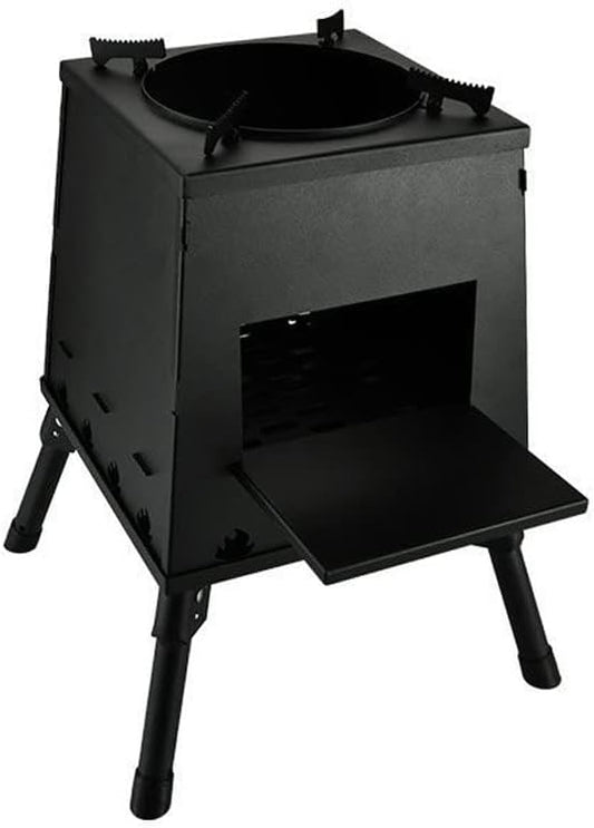 Portable Charcoal Grill for Camping BBQ Grills Outdoor Barbecue Grill, Household Charcoal Baking Pan Oven Fire Pit, Heavy-Duty Iron Stove for Backyard Party,A-1