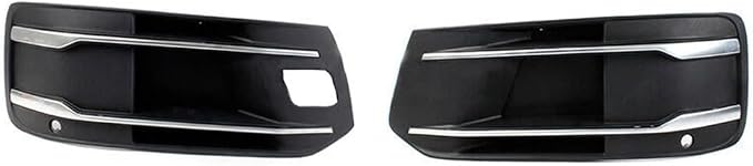 Front Grille Grill Frame Q7 2016 2017 2018 2019 Fog Lights Grill Fog Lamp Shade Fog Light Grille Front Bumper 4M0807151