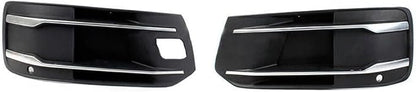 Front Grille Grill Frame Q7 2016 2017 2018 2019 Fog Lights Grill Fog Lamp Shade Fog Light Grille Front Bumper 4M0807151