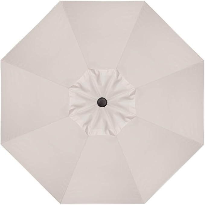 Treasure Garden Deluxe Auto-Tilt Octagon Market Umbrella, 9ft - Outdoor Patio, Deck, Pool, Backyard Stand Alone Umbrella - Heavy Duty w/Bronze Frame & Sunbrella Fabric (Canvas)