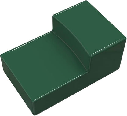 Grill Ceramic Feet Shoes for Big Green Egg, Kamado Joe Classic Big Joe Primo, Dracarys Charcoal Grills - 3 Pack Green