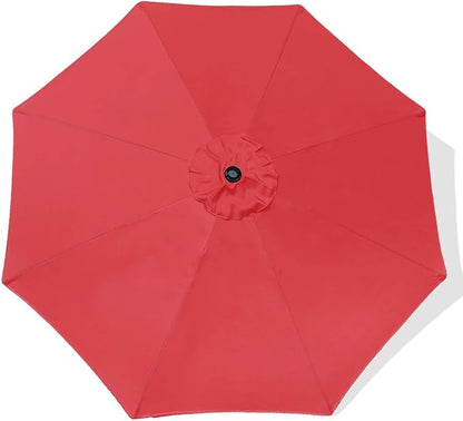 ontheway 11FT Patio Umbrella Enhanced Replacement Canopy Market Table 8 Ribs Umbrella Canopy