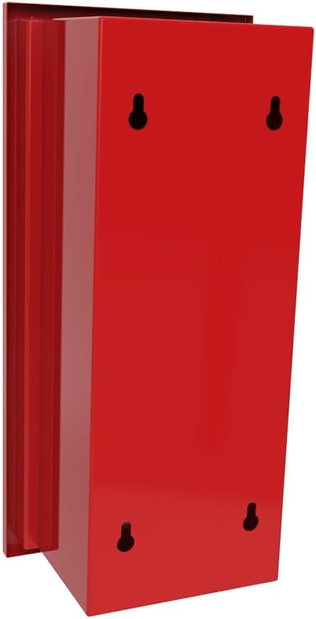 Fire Extinguisher Box up to 8 LBS Medium Size 19 inch Height | Fire Extinguisher Storage | Wall Mounted Cabinet for Extinguishers | Emergency Extinguisher Outdoor Cabinet | Fire Rescue Case | Aluminum