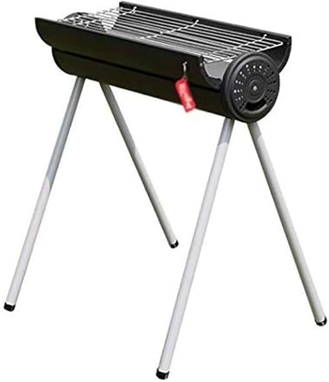 Portable Charcoal Grill for Camping BBQ, Outdoor Barbecue Grill with Thick Large Rack, Foldable Charcoal Grills for Backpacking Picnic Party, Easy Clean BBQ Grill,A-1